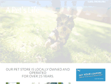 Tablet Screenshot of apetslife.ca